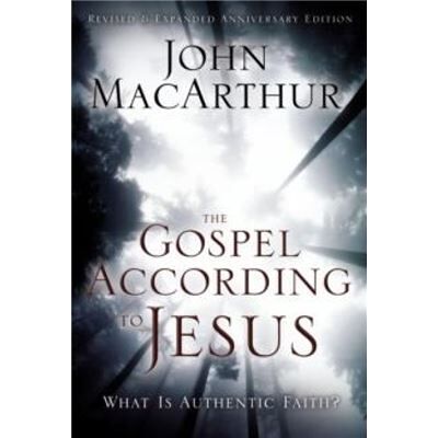 Zondervan The Gospel According to Jesus by John F. MacArthur Hardcover Book - Publicité Zondervan The Gospel According to Jesus by John F. MacArthur Hardcover Book - Publicité