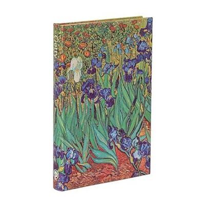 Van Goghs Irises Mini Lined Hardback Journal Elastic Band Closure - Paperblanks - Paperblanks - Livre en Anglais - Hardback - Publicité Van Goghs Irises Mini Lined Hardback Journal Elastic Band Closure - Paperblanks - Paperblanks - Livre en Anglais - Hardback - Publicité