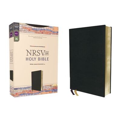 NRSVue Holy Bible Leathersoft Black Comfort Print by Zondervan - Publicité NRSVue Holy Bible Leathersoft Black Comfort Print by Zondervan - Publicité