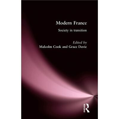 Routledge Modern France by Malcolm Cook - Publicité Routledge Modern France by Malcolm Cook - Publicité