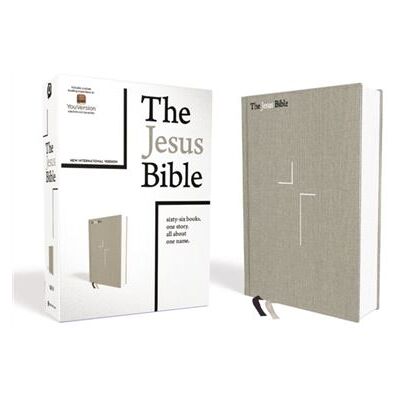 The Jesus Bible NIV Edition Cloth over Board Gray Linen Comfort Print by Zondervan Zondervan - Publicité The Jesus Bible NIV Edition Cloth over Board Gray Linen Comfort Print by Zondervan Zondervan - Publicité