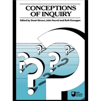 Routledge Conceptions of Inquiry by Stuart Brown - Publicité Routledge Conceptions of Inquiry by Stuart Brown - Publicité