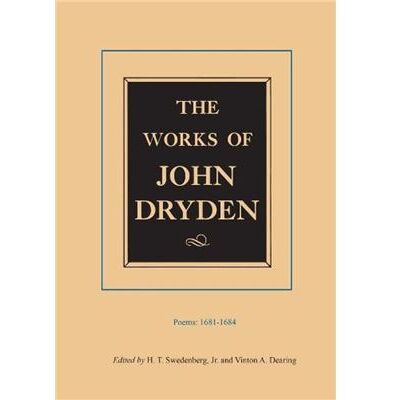Univ of California Pr The Works of John Dryden Volume II by John Dryden Hardcover Book - Publicité Univ of California Pr The Works of John Dryden Volume II by John Dryden Hardcover Book - Publicité