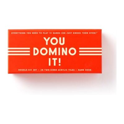 Galison You Domino It Domino Game Set by Brass Monkey - Publicité Galison You Domino It Domino Game Set by Brass Monkey - Publicité