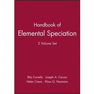 Handbook of Elemental Speciation 2 Volume Set by R Cornelis Hardcover Book - Publicité Handbook of Elemental Speciation 2 Volume Set by R Cornelis Hardcover Book - Publicité