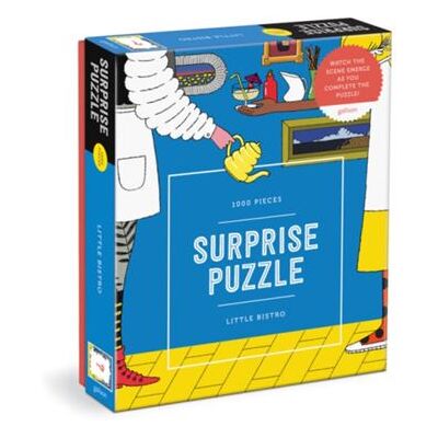 Little Bistro 1000 Piece Surprise Puzzle by Galison - Publicité Little Bistro 1000 Piece Surprise Puzzle by Galison - Publicité