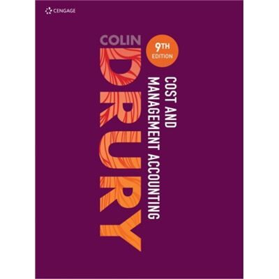 Cost and Management Accounting by Colin University of Huddersfield Drury - Publicité Cost and Management Accounting by Colin University of Huddersfield Drury - Publicité
