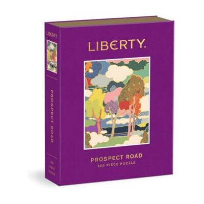 Liberty Prospect Road 500 Piece Book Puzzle by Galison - Publicité Liberty Prospect Road 500 Piece Book Puzzle by Galison - Publicité