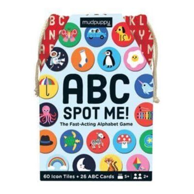 Galison ABC Spot Me Game by Mudpuppy - Publicité Galison ABC Spot Me Game by Mudpuppy - Publicité