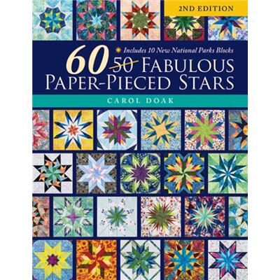 C T Publishing 60 Fabulous PaperPieced Stars 2nd Edition by Carol Doak - Publicité C T Publishing 60 Fabulous PaperPieced Stars 2nd Edition by Carol Doak - Publicité