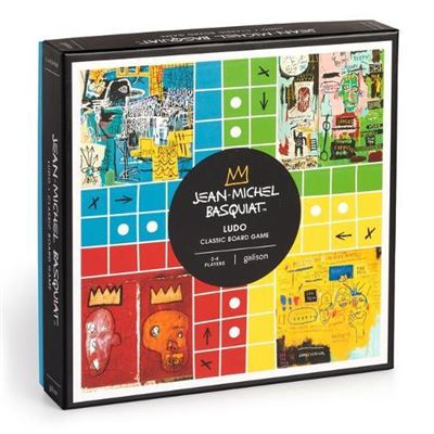 JeanMichel Basquiat Ludo Classic Board Game by Galison - Publicité JeanMichel Basquiat Ludo Classic Board Game by Galison - Publicité
