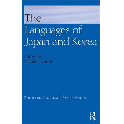 Routledge The Languages of Japan and Korea by Nicolas Tranter Hardcover Book - Publicité Routledge The Languages of Japan and Korea by Nicolas Tranter Hardcover Book - Publicité