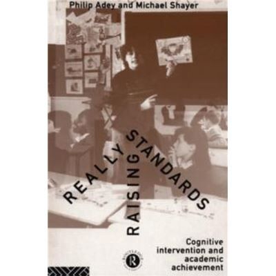 Routledge Really Raising Standards by MICHAEL Shayer Paperback Book - Publicité Routledge Really Raising Standards by MICHAEL Shayer Paperback Book - Publicité