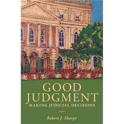 Inconnu Good Judgment by Robert J. Sharpe - Publicité Inconnu Good Judgment by Robert J. Sharpe - Publicité