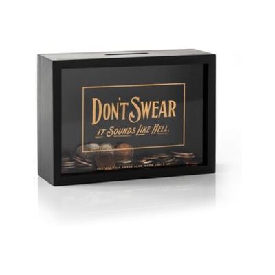 Dont Swear Swear Bank by Galison - Publicité Dont Swear Swear Bank by Galison - Publicité