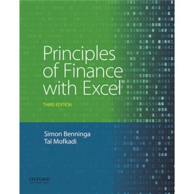 Principles of Finance with Excel by Mofkadi & Tal & Lecturer & Tel Aviv University CoFounder & Numerics Economic and Financial Consulting and Visiting Pro - Publicité Principles of Finance with Excel by Mofkadi & Tal & Lecturer & Tel Aviv University CoFounder & Numerics Economic and Financial Consulting and Visiting Pro - Publicité
