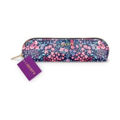 Liberty Tanjore Gardens Tile Navy Pencil Case by Galison - Publicité Liberty Tanjore Gardens Tile Navy Pencil Case by Galison - Publicité