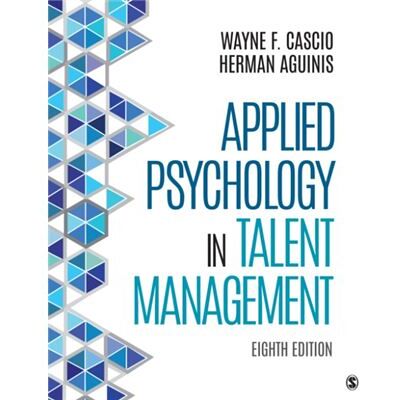 Inconnu Applied Psychology in Talent Management by Herman Aguinis - Publicité Inconnu Applied Psychology in Talent Management by Herman Aguinis - Publicité