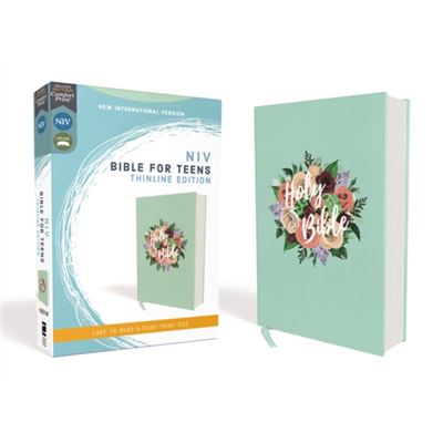 NIV Bible for Teens Thinline Edition Cloth over Board Floral Red Letter Comfort Print by Zondervan Zondervan - Publicité NIV Bible for Teens Thinline Edition Cloth over Board Floral Red Letter Comfort Print by Zondervan Zondervan - Publicité