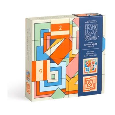 Galison Frank Lloyd Wright Imperial Hotel 2in1 Sliding Wood Puzzle - Publicité Galison Frank Lloyd Wright Imperial Hotel 2in1 Sliding Wood Puzzle - Publicité