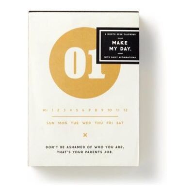 Make My Day Undated Desk Calendar by Galison - Publicité Make My Day Undated Desk Calendar by Galison - Publicité