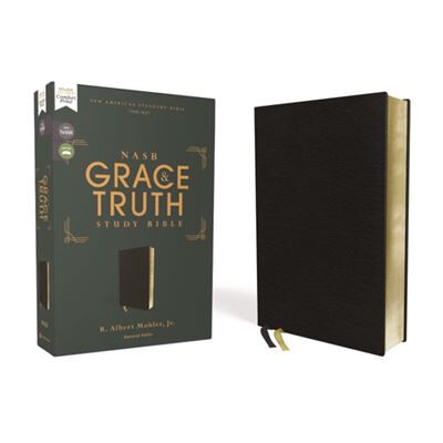 Zondervan NASB The Grace and Truth Study Bible Trustworthy and Practical Insights European Bonded Leather Black Red Letter 1995 Text Comfort Print - Publicité Zondervan NASB The Grace and Truth Study Bible Trustworthy and Practical Insights European Bonded Leather Black Red Letter 1995 Text Comfort Print - Publicité