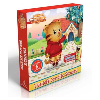 Simon Spotlight Daniels GrrIfic Stories Comes with a Tigertastic Growth Chart Welcome to the Neighborhood Daniel Goes to School Goodnight Daniel Tiger Daniel Visits the - Publicité Simon Spotlight Daniels GrrIfic Stories Comes with a Tigertastic Growth Chart Welcome to the Neighborhood Daniel Goes to School Goodnight Daniel Tiger Daniel Visits the - Publicité