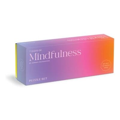 7 Days of Mindfulness Puzzle Set by Galison - Publicité 7 Days of Mindfulness Puzzle Set by Galison - Publicité