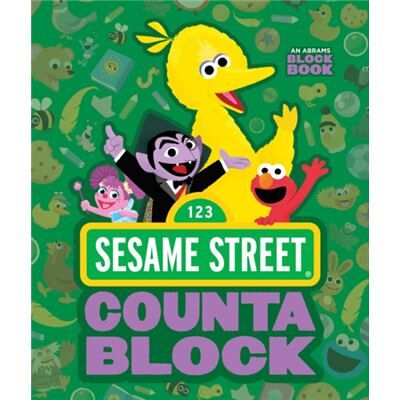 Sesame Street Countablock An Abrams Block Book - Publicité Sesame Street Countablock An Abrams Block Book - Publicité