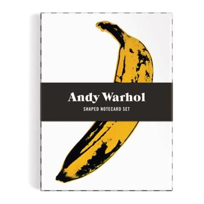 Andy Warhol Shaped Notecard Set by Galison - Publicité Andy Warhol Shaped Notecard Set by Galison - Publicité