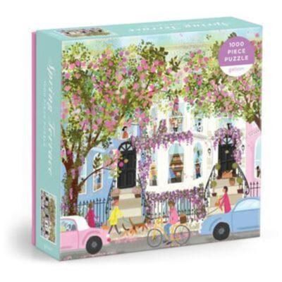 Joy Laforme Spring Terrace 1000 Piece Puzzle by Galison - Publicité Joy Laforme Spring Terrace 1000 Piece Puzzle by Galison - Publicité