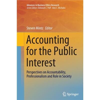 Accounting for the Public Interest - Springer - Springer - Livre en Anglais - Paperback - Publicité Accounting for the Public Interest - Springer - Springer - Livre en Anglais - Paperback - Publicité