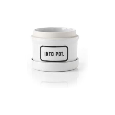 Into Pot Planter w Drip Tray by Galison - Publicité Into Pot Planter w Drip Tray by Galison - Publicité