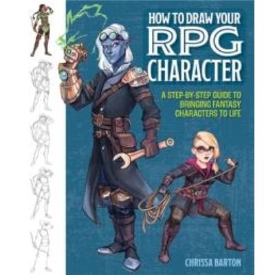 Mixed Media Resources How to Draw Your RPG Character by Chrissa Barton - Publicité Mixed Media Resources How to Draw Your RPG Character by Chrissa Barton - Publicité