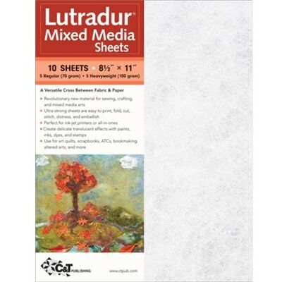 C & T Pub Lutradur R Mixed Media Sheets by C&T Publishing - Publicité C & T Pub Lutradur R Mixed Media Sheets by C&T Publishing - Publicité