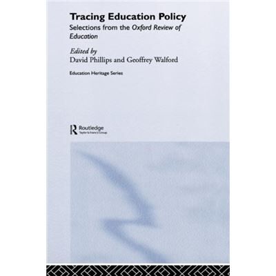 Routledge Tracing Education Policy by David Phillips - Publicité Routledge Tracing Education Policy by David Phillips - Publicité