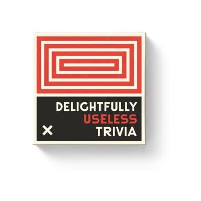 Delightfully Useless Trivia by Galison - Publicité Delightfully Useless Trivia by Galison - Publicité