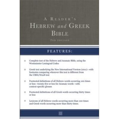 A Readers Hebrew and Greek Bible - Albert L. Lukaszewski - Zondervan - Livre en Anglais - Hardback - Publicité A Readers Hebrew and Greek Bible - Albert L. Lukaszewski - Zondervan - Livre en Anglais - Hardback - Publicité