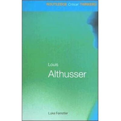 Routledge Louis Althusser by Luke Ferretter Paperback Book - Publicité Routledge Louis Althusser by Luke Ferretter Paperback Book - Publicité