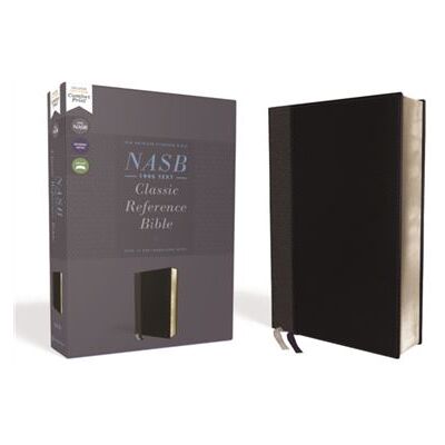 NASB Classic Reference Bible Leathersoft Black Red Letter 1995 Text Comfort Print by Zondervan - Publicité NASB Classic Reference Bible Leathersoft Black Red Letter 1995 Text Comfort Print by Zondervan - Publicité