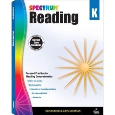 Spectrum Reading Workbook Grade K by Spectrum - Publicité Spectrum Reading Workbook Grade K by Spectrum - Publicité