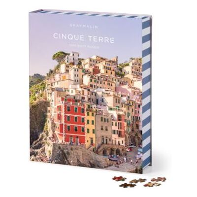 Gray Malin Cinque Terre 1000 Piece Book Puzzle by Galison - Publicité Gray Malin Cinque Terre 1000 Piece Book Puzzle by Galison - Publicité