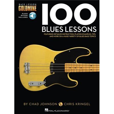 Hal Leonard 100 Blues Lessons Bass Lesson Goldmine Series by Chad Johnson & Chris Kringel - Publicité Hal Leonard 100 Blues Lessons Bass Lesson Goldmine Series by Chad Johnson & Chris Kringel - Publicité