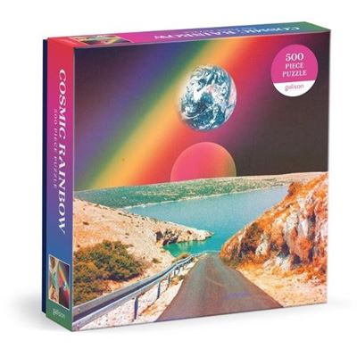 Cosmic Rainbow 500 Piece Puzzle by Galison - Publicité Cosmic Rainbow 500 Piece Puzzle by Galison - Publicité