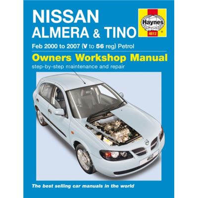 Inconnu Nissan Almera Tino Petrol Feb 00 07 Haynes Repair Manual by Haynes Publishing - Publicité Inconnu Nissan Almera Tino Petrol Feb 00 07 Haynes Repair Manual by Haynes Publishing - Publicité
