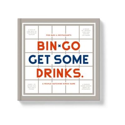 Bingo Get A Few Drinks Bingo Book by Galison - Publicité Bingo Get A Few Drinks Bingo Book by Galison - Publicité