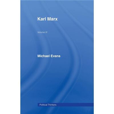 Routledge Karl Marx by Michael Evans - Publicité Routledge Karl Marx by Michael Evans - Publicité