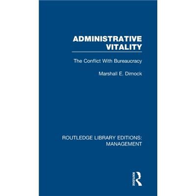 Inconnu Administrative Vitality by Marshall E. Dimock - Publicité Inconnu Administrative Vitality by Marshall E. Dimock - Publicité