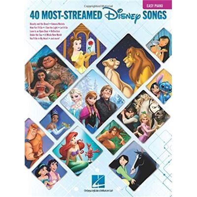 Hal Leonard Corporation The 40 MostStreamed Disney Songs - Publicité Hal Leonard Corporation The 40 MostStreamed Disney Songs - Publicité