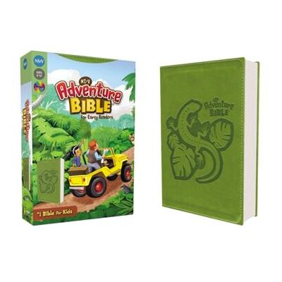 Zondervan NIrV Adventure Bible for Early Readers Leathersoft Green Full Color - Publicité Zondervan NIrV Adventure Bible for Early Readers Leathersoft Green Full Color - Publicité